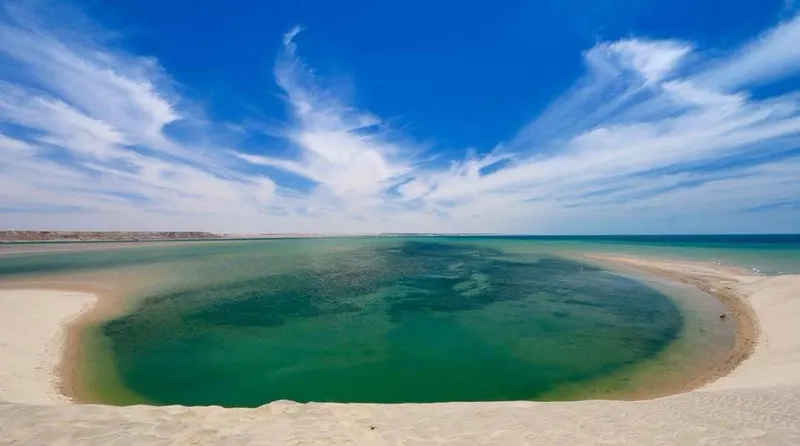 La Lagune — shallow flat water kitesurfing spot in Dakhla, Morocco